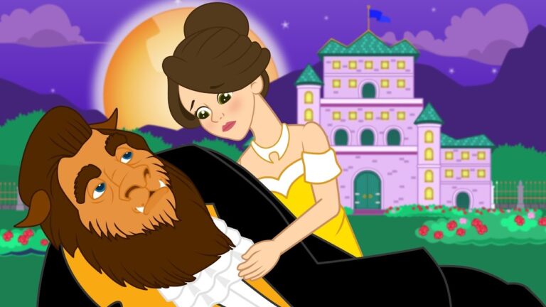 cuento de la bella y la bestia en ingles